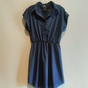 Oioninos Navy Short Sleeve Dress